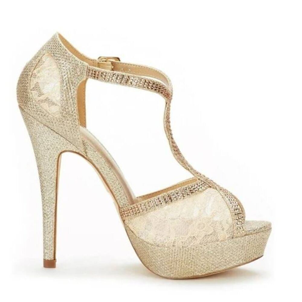 Dream Pairs Peep Toe Platform High Heels